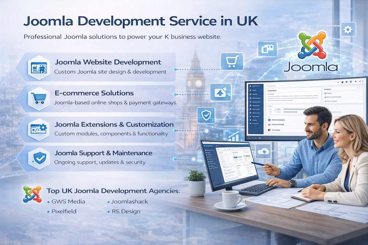 Joomla Development Illustration