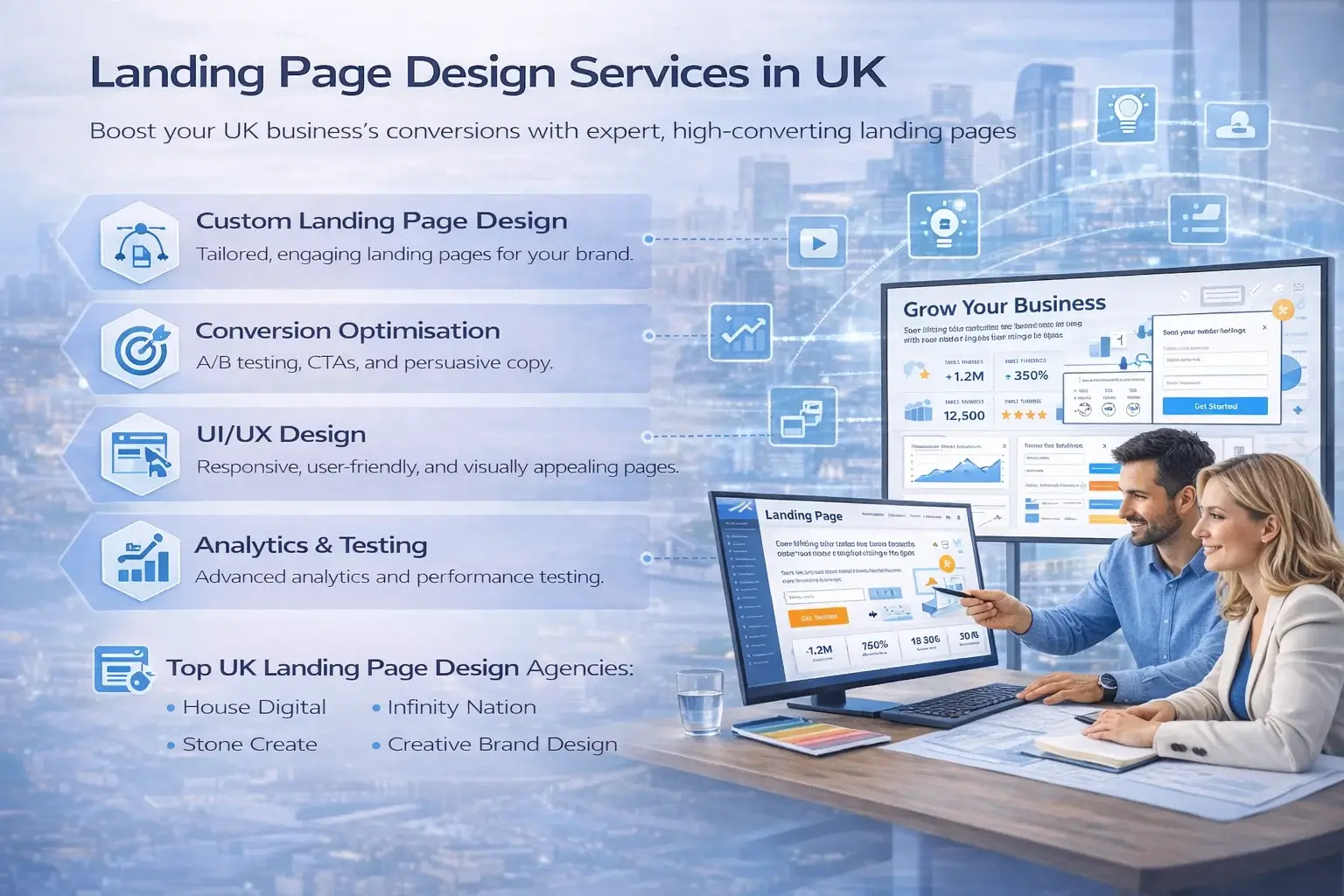 Landing Page Design Illustration