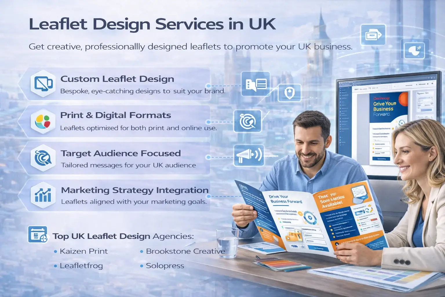 Leaflet Design Services in UK