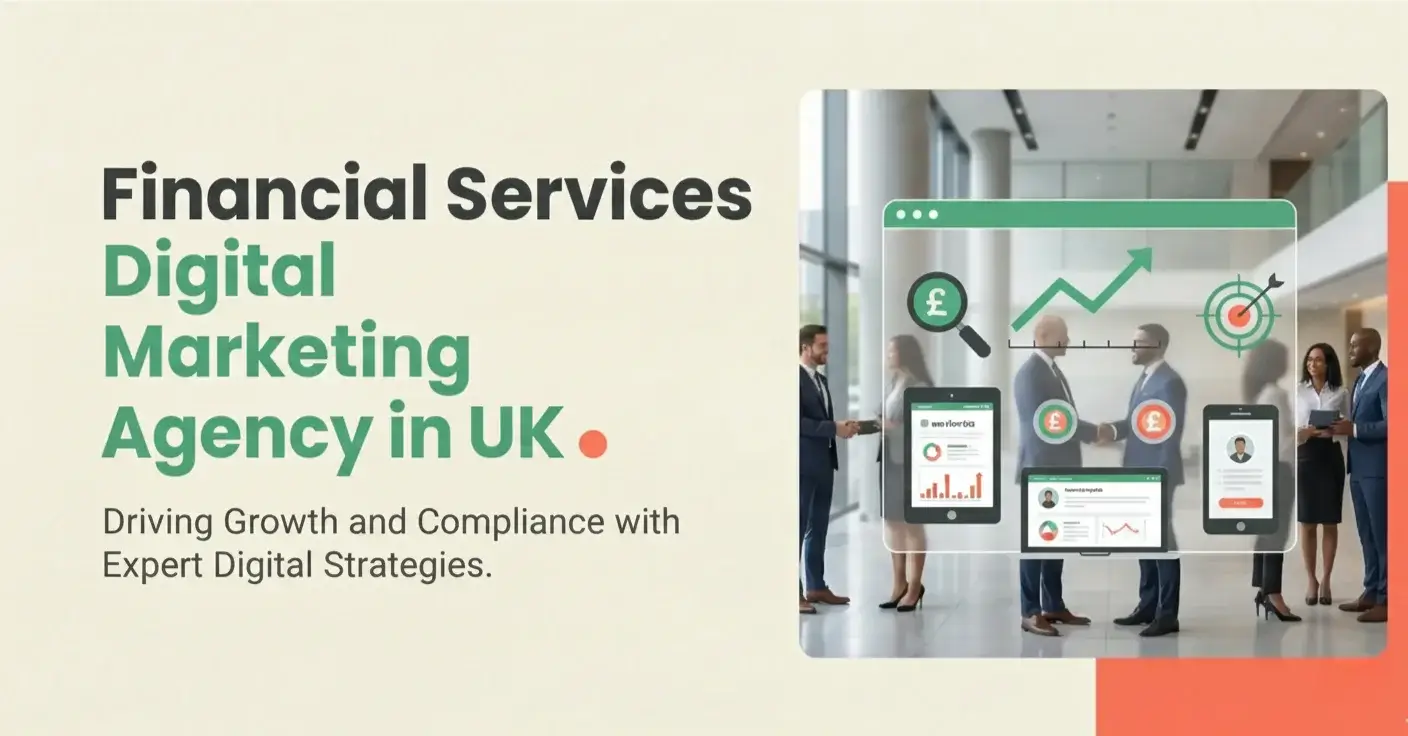 Financial Services Digital Marketing Illustration