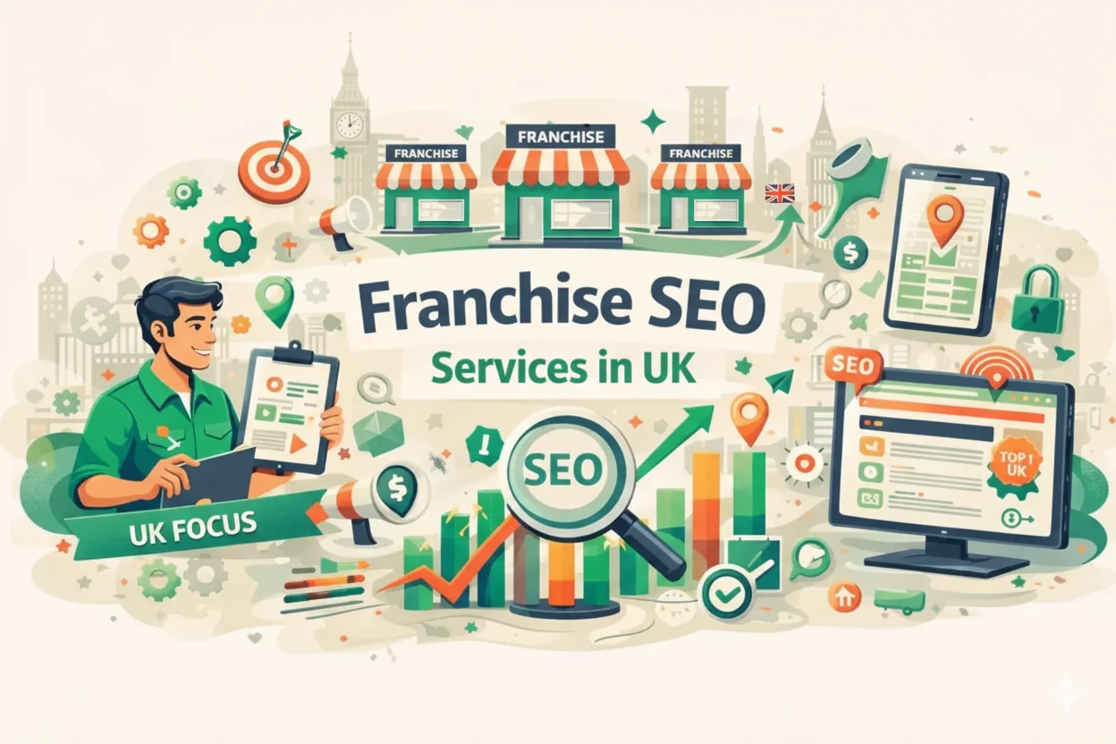 Franchise SEO Illustration