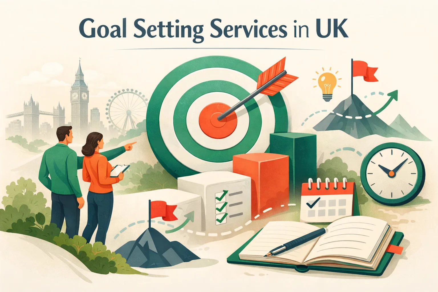 Goal Setting Services Illustration