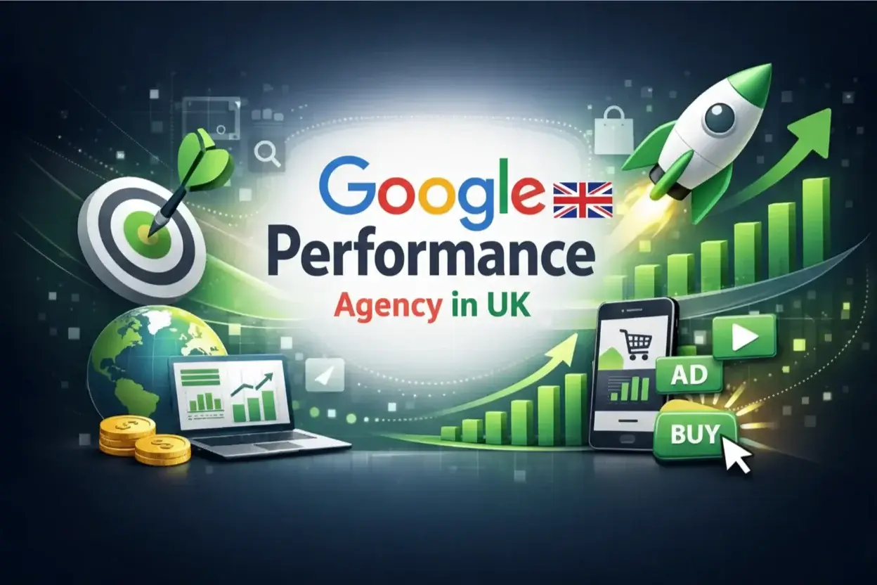 Google Performance Max Services Illustration