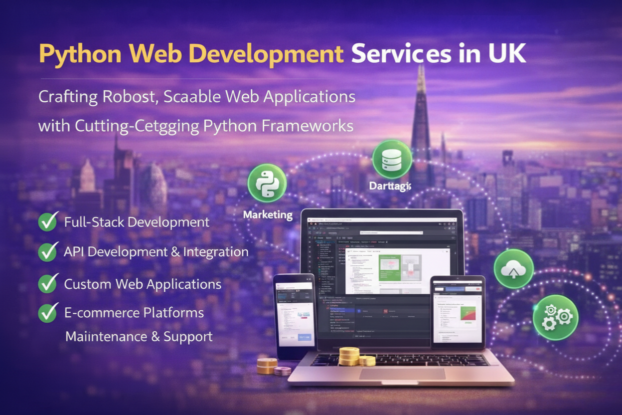 Python Web Development Illustration