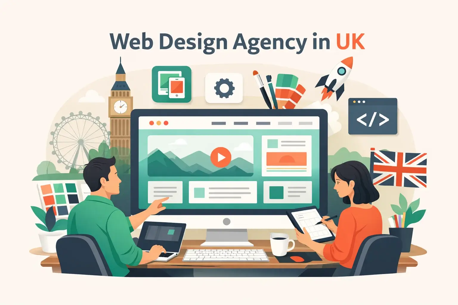 Web Design Illustration